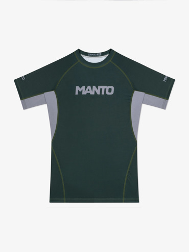 MANTO logo dual RASHGUARD-green